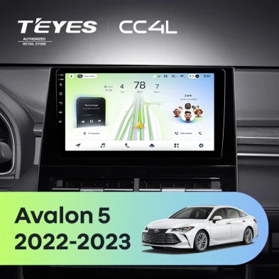Штатная магнитола Teyes CC4L 6/64 Toyota Avalon V XX50 (2022-2023)
