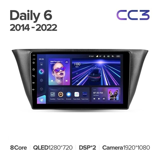 Штатная магнитола Teyes CC3L 4/32 Iveco Daily 6 (2014-2022)