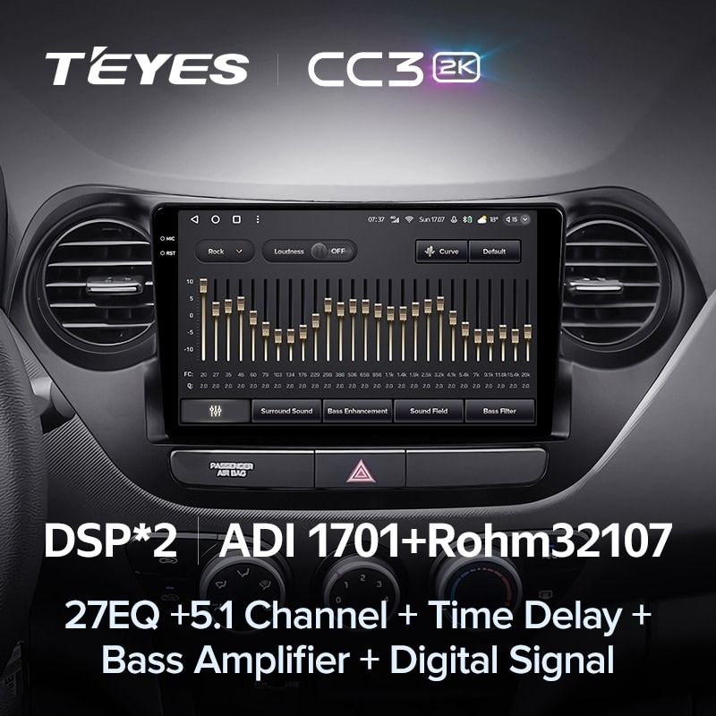 Штатная магнитола Teyes CC3 2K 4/32 Hyundai i10 (2013-2016)