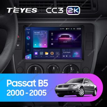 Штатная магнитола Teyes CC3 2K 6/128 Volkswagen Passat B5 (2000-2005)
