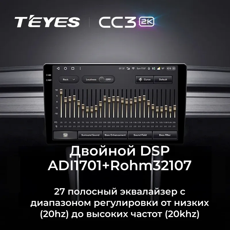 Штатная магнитола Teyes CC3 2K 6/128 Peugeot Partner (2008-2019)