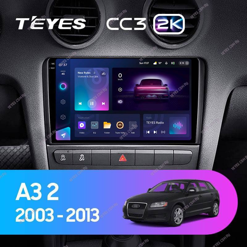 Штатная магнитола Teyes CC3 2K 4/32 Audi A3 2 8P (2003-2013)