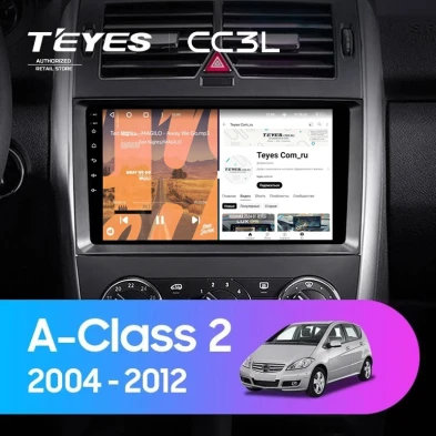 Штатная магнитола Teyes CC3L 4/64 Mercedes-Benz A-Class 2 W169 C169 (2004-2012)