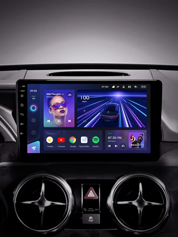 Штатная магнитола Teyes CC3 4/32 Mercedes-Benz GLK-Class X204 (2012-2015)