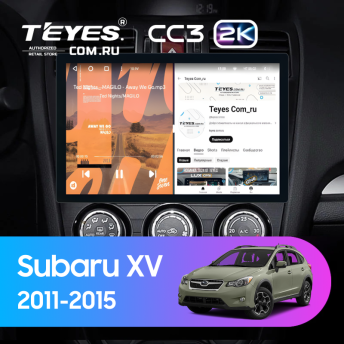 Штатная магнитола Teyes CC3 2K 4/64 Subaru XV (2011-2015) Тип-B (11")