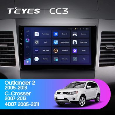 Штатная магнитола Teyes CC3 4/32 Peugeot 4007 (2007-2012) Тип-A