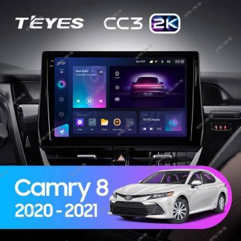 Штатная магнитола Teyes CC3 2K 6/128 Toyota Camry 8 XV 70 (2020-2021)