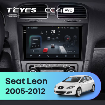 Штатная магнитола Teyes CC4 Pro 8/128 Seat Leon (2005-2012)