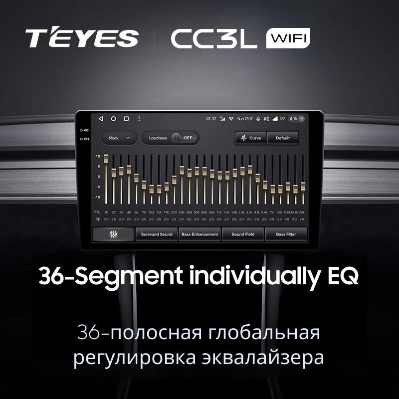 Штатная магнитола Teyes CC3L WiFi 2/32 Toyota Aygo B40 (2014-2021) F2