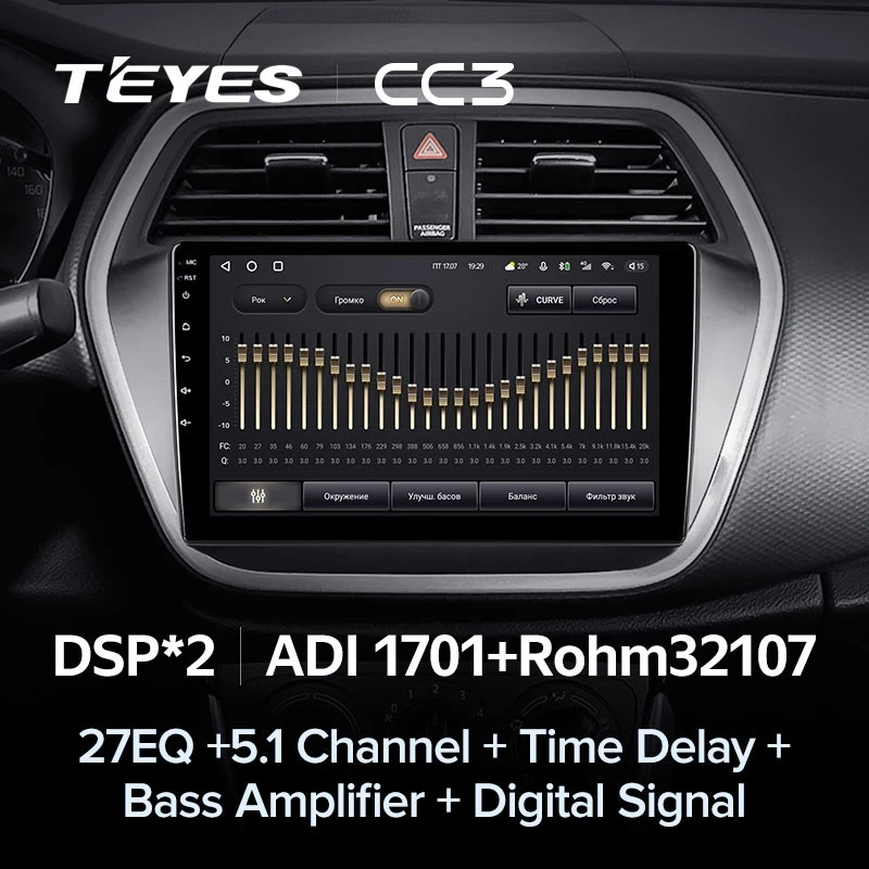 Штатная магнитола Teyes CC3 4/32 Suzuki SX4 2 (2012-2016)