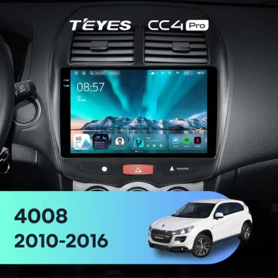 Штатная магнитола Teyes CC4 Pro 12/256 Peugeot 4008 (2010-2016) Тип-A