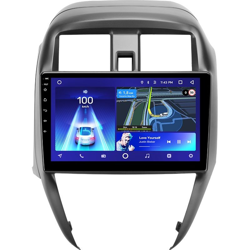 Переходная рамка Nissan Sunny (2014-2016) (10")