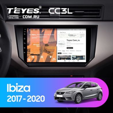 Штатная магнитола Teyes CC3L 4/32 Seat Ibiza (2017-2020)