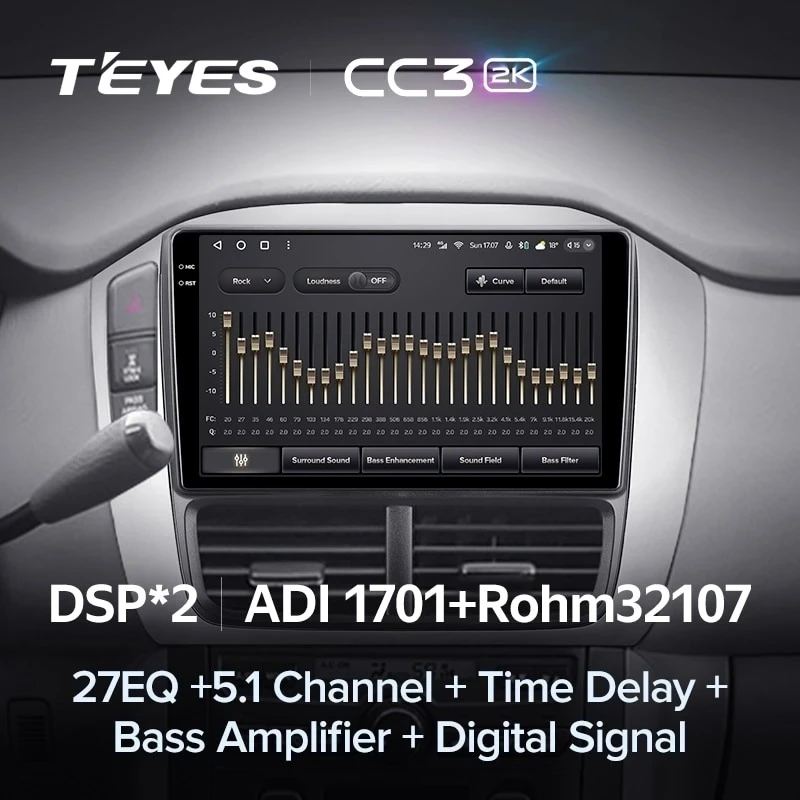 Штатная магнитола Teyes CC3 2K 4/32 Honda Pilot 1 (2005-2008)