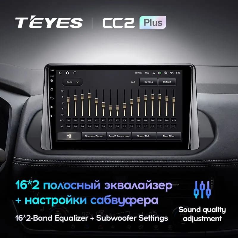 Штатная магнитола Teyes CC2 Plus 3/32 Nissan Rogue 3 (2020-2021) (0din)
