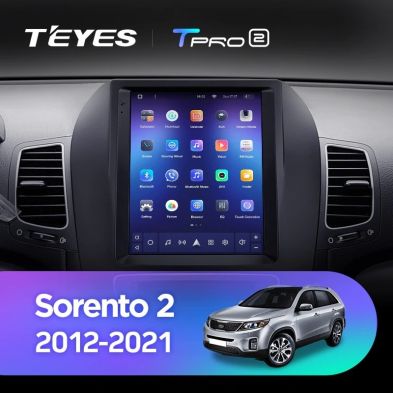 Штатная магнитола Tesla style Teyes TPRO 2 4/32 Kia Sorento 2 XM (2012-2021) F1