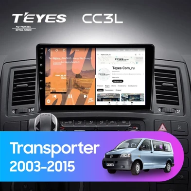 Штатная магнитола Teyes CC3L 4/64 Volkswagen Transporter T5 (2003-2015)