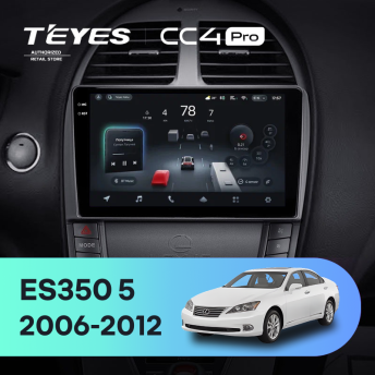 Штатная магнитола Teyes CC4 Pro 12/256 Lexus ES350 5 XV40 (2006-2012) Тип-AB