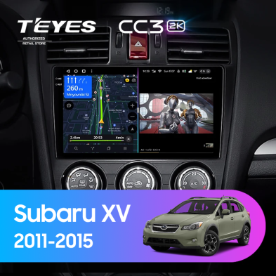 Штатная магнитола Teyes CC3 2K 6/128 Subaru XV (2011-2015) Тип-A