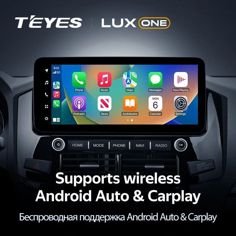 Штатная магнитола Teyes LUX ONE 4/32 Mitsubishi Pajero 4 V80 V90 (2006-2024) Тип-C