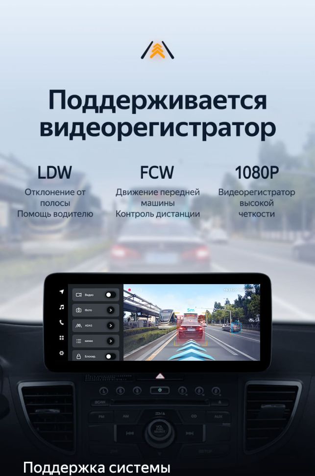 Штатная магнитола Teyes LUX ONE 4/32 Honda CR-V 4 RM RE (2011-2018) Тип-A