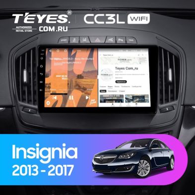 Штатная магнитола Teyes CC3L WiFi 2/32 Opel Insignia (2013-2017) Тип-B