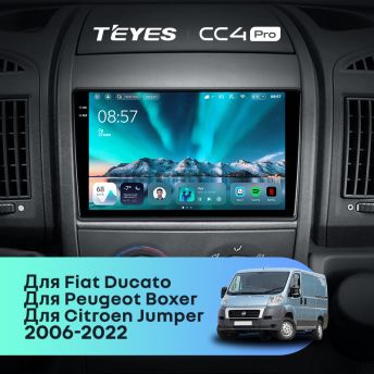 Штатная магнитола Teyes CC4 Pro 12/256 Citroen Jumper 2 (2006-2022)