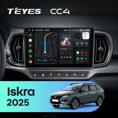 Штатная магнитола Teyes CC4 6/64 LADA Iskra SW Cross (2025-2026) Тип-B