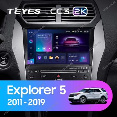 Штатная магнитола Teyes CC3 2K 4/64 Ford Explorer 5 (2011-2019) Тип-B