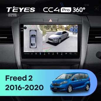 Штатная магнитола Teyes CC4 Pro 360 12/256 Honda Freed 2 (2016-2020)