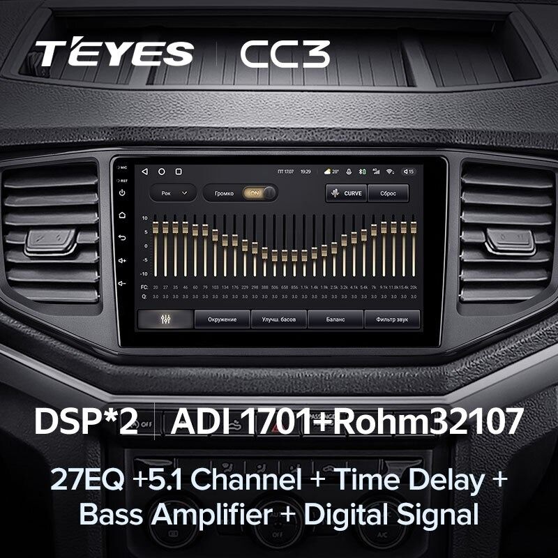 Штатная магнитола Teyes CC3 4/32 Volkswagen Amarok 1 (2016-2020)