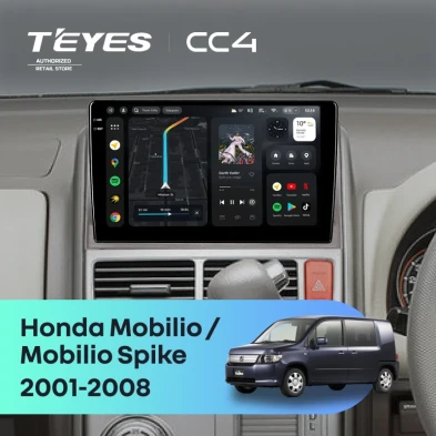 Штатная магнитола Teyes CC4 8/128 Honda Mobilio (2001-2008)