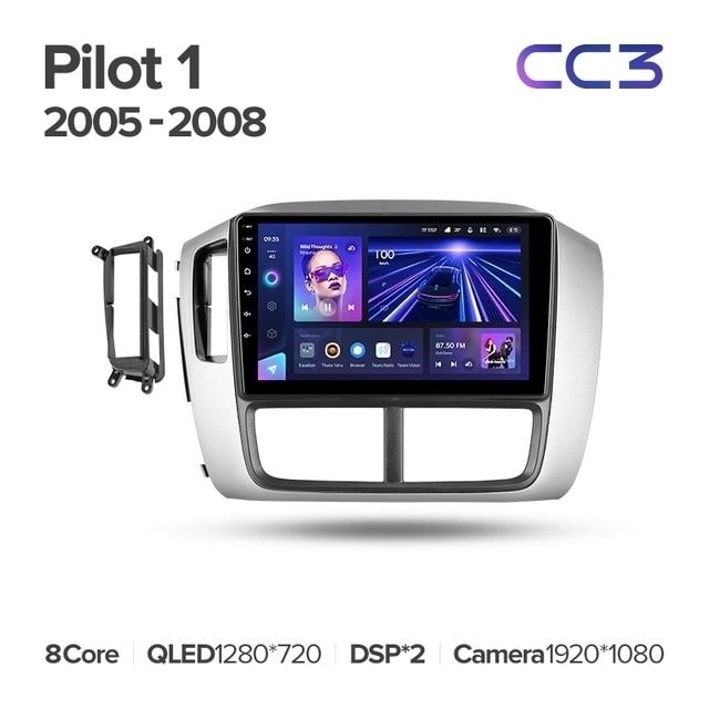 Штатная магнитола Teyes CC3L 4/32 Honda Pilot 1 (2005-2008)