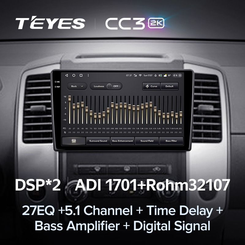 Штатная магнитола Teyes CC3 2K 6/128 Nissan Frontier (2009-2012)