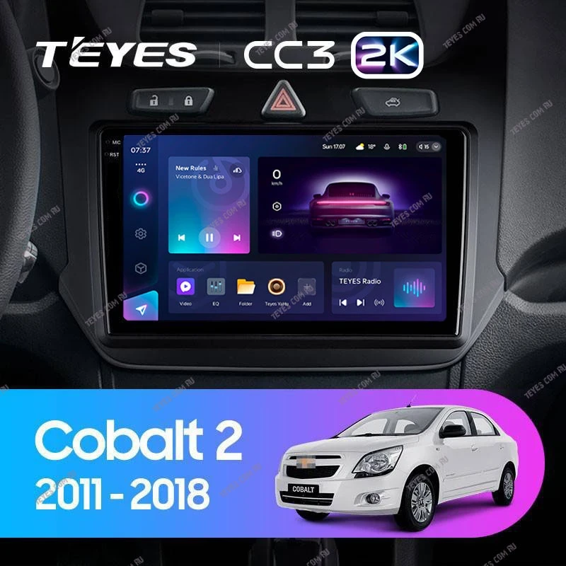 Штатная магнитола Teyes CC3 2K 6/128 Chevrolet Cobalt 2 (2011-2018)