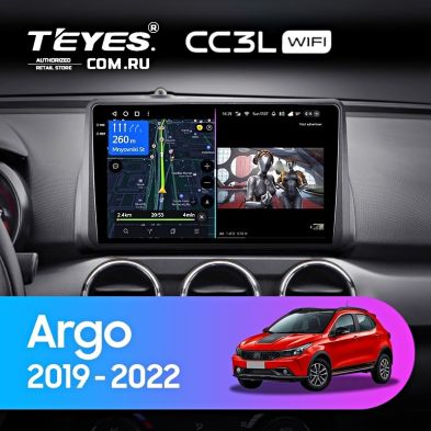 Штатная магнитола Teyes CC3L WiFi 2/32 Fiat Argo (2019-2022)