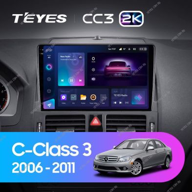 Штатная магнитола Teyes CC3 2K 360 6/128 Mercedes-Benz C-Class 3 W204 S204 (2006-2011)