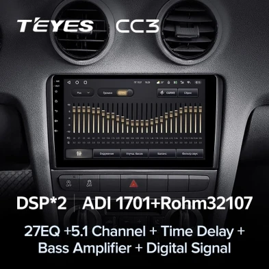 Штатная магнитола Teyes CC3 4/32 Audi RS3 1 (2011-2012)