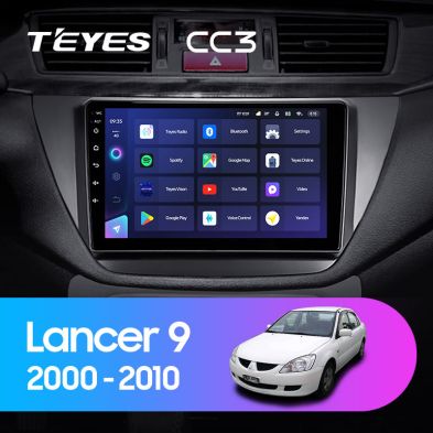 Штатная магнитола Teyes CC3 4/32 Mitsubishi Lancer 9 CS (2000-2010)