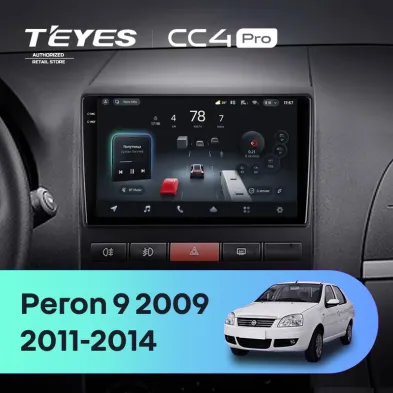 Штатная магнитола Teyes CC4 Pro 8/128 Fiat Peron 9 2009 Idea (2011-2014)