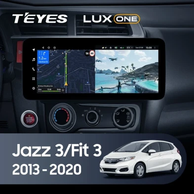 Штатная магнитола Teyes LUX ONE 360 6/128 Honda Jazz 3 (2015-2020)