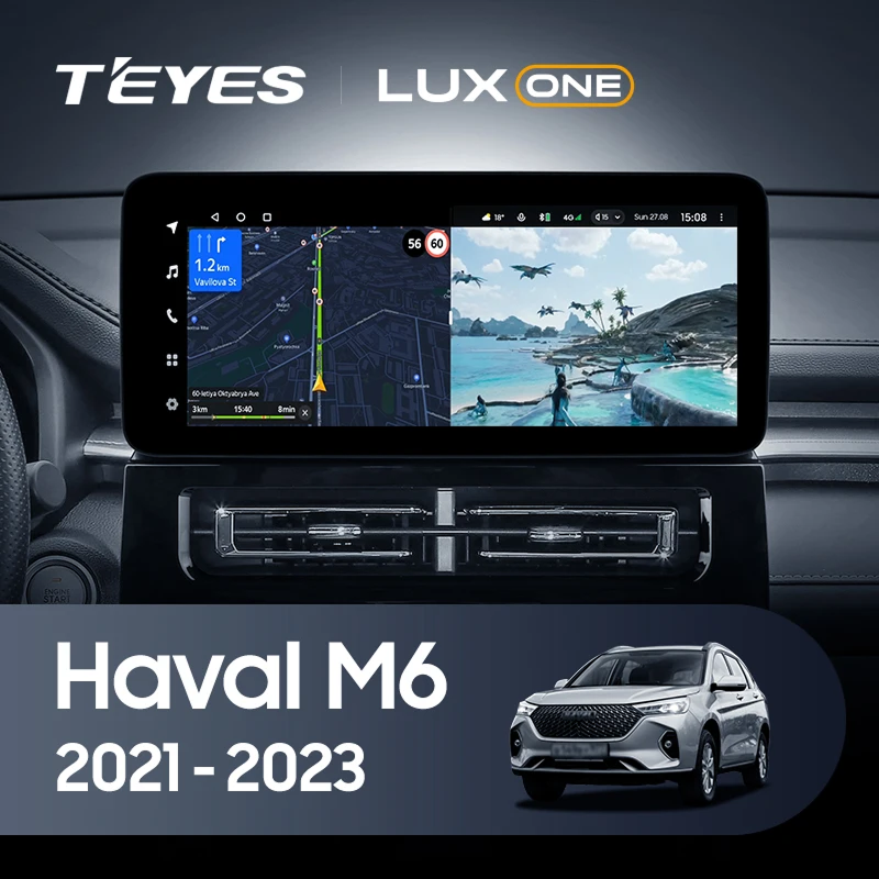 Штатная магнитола Teyes LUX ONE 4/32 Haval M6 (2021-2023)