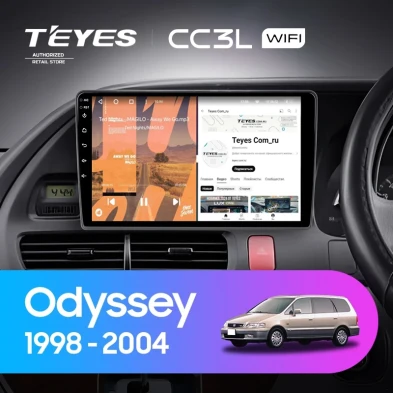 Штатная магнитола Teyes CC3L WiFi 2/32 Honda Odyssey RL1 (1998-2004) Тип-A Правый руль