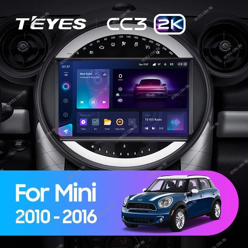 Штатная магнитола Teyes CC3 2K 6/128 Mini Cooper (2010-2016) F2