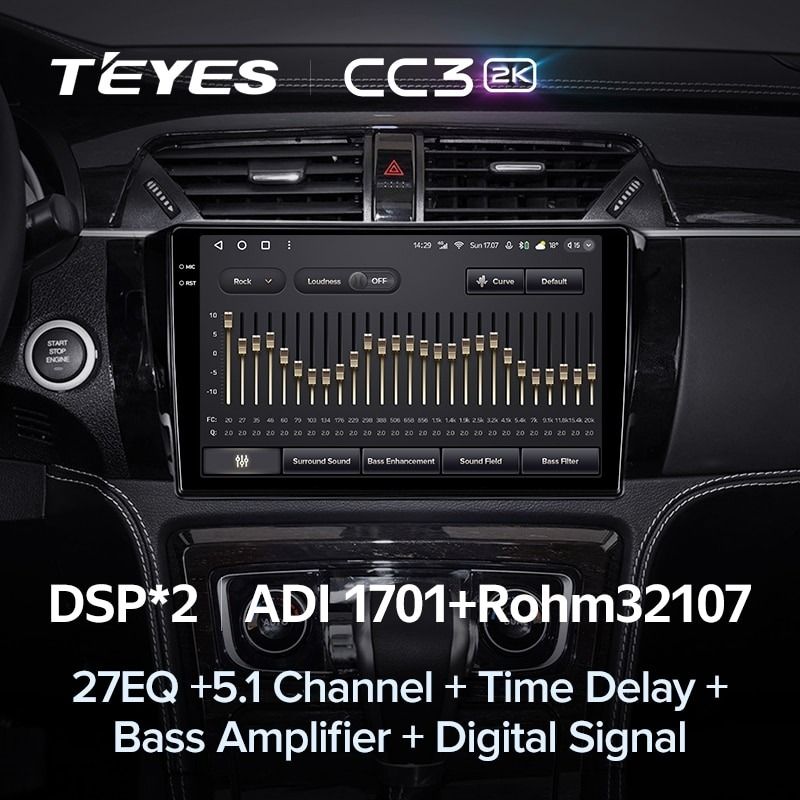 Штатная магнитола Teyes CC3 2K 4/64 Zotye T600 (2014-2019)