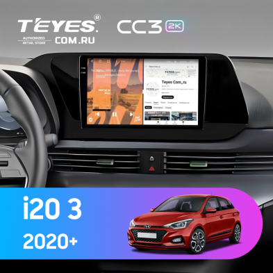 Штатная магнитола Teyes CC3 2K 4/32 Hyundai i20 3 (2020-)