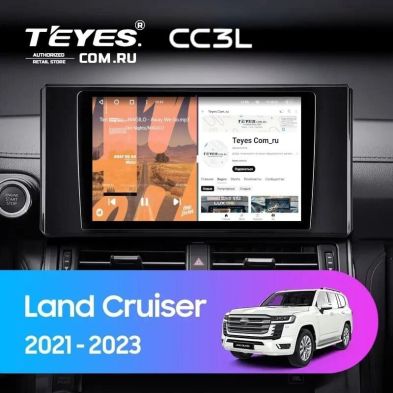 Штатная магнитола Teyes CC3L 4/64 Toyota Land Cruiser 300 (2021-2023)