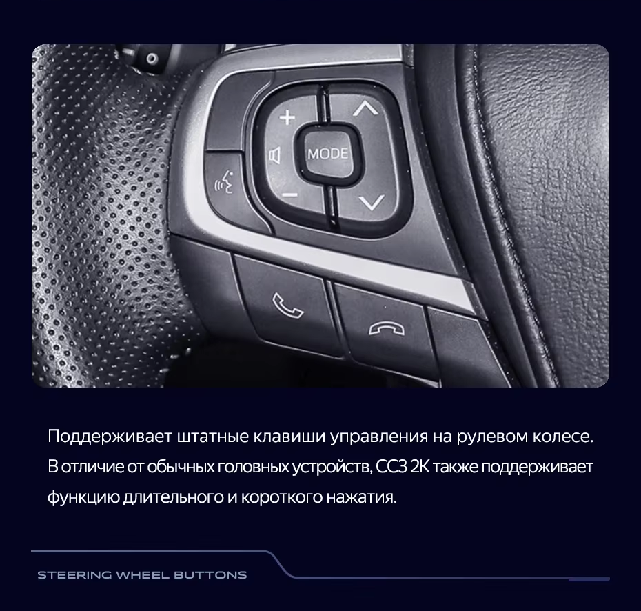 Штатная магнитола Teyes CC3 2K 6/128 Toyota Harrier XU60 (2013-2020) F1