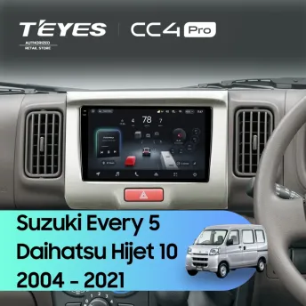 Штатная магнитола Teyes CC4 Pro 8/128 Daihatsu Hijet 10 (2004-2021)