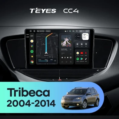 Штатная магнитола Teyes CC4 6/64 Subaru Tribeca WX W10 (2004-2014)